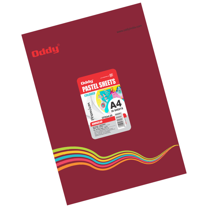 Oddy Dyed Pastel Color Sheets [Uncoated Papers]