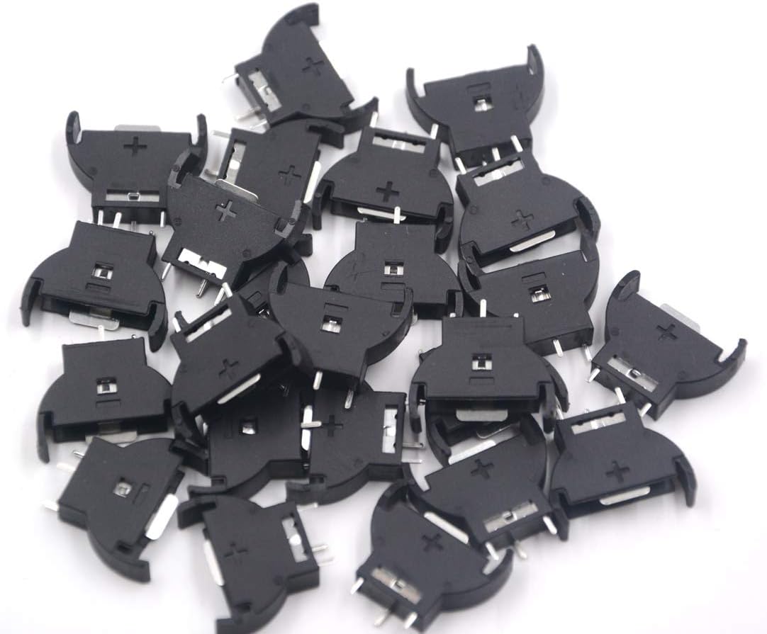 CR2032 Battery 5 X CR2032 Vertical Coin Cell Battery Holders - PCB ...