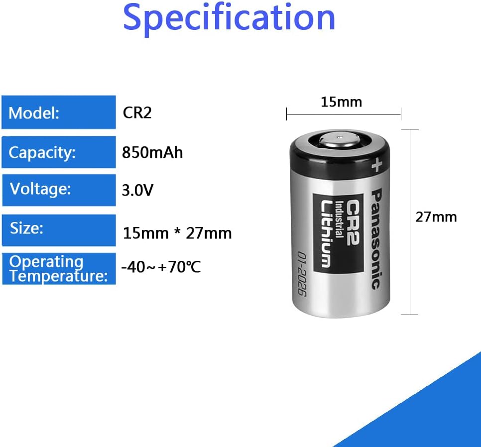 Panasonic: CR Cylindrical Industrial Lithium Batteries