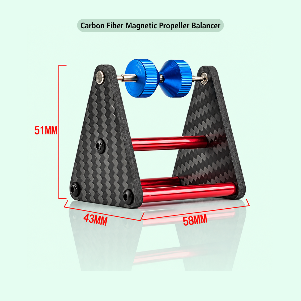 Carbon Fiber Magnetic Propeller Balancer for RC & FPV Drones