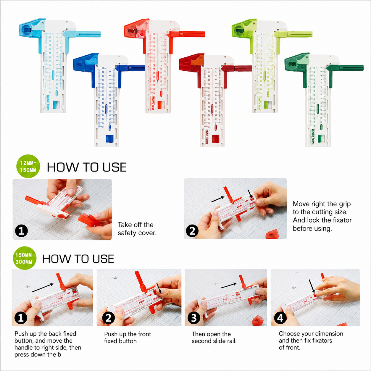 10-300mm Adjustable Compass Circle Cutter Rotary Circular Trimmer Tool
