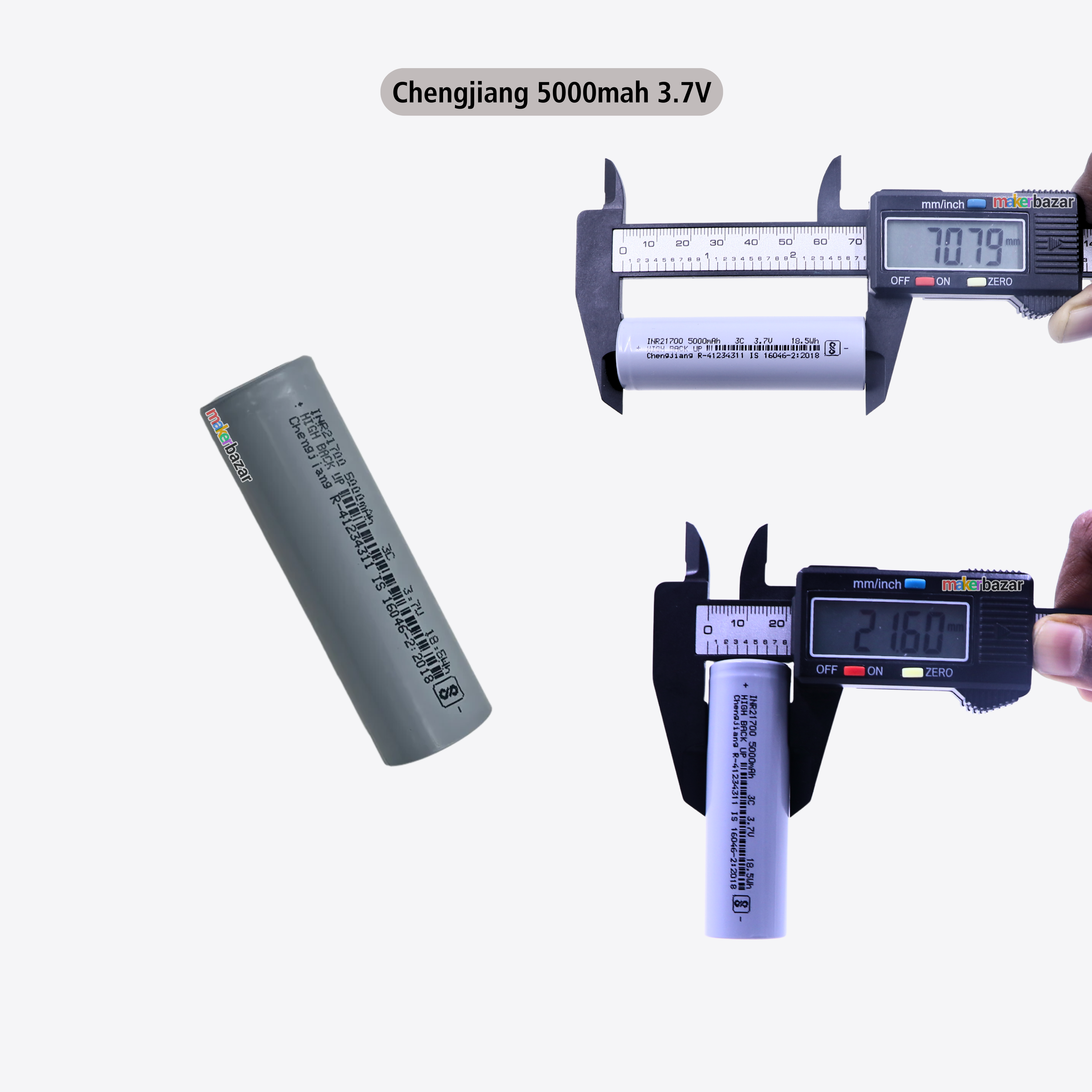 [Premium] 21700 3.6V Lithium-Ion Rechargeable Cell