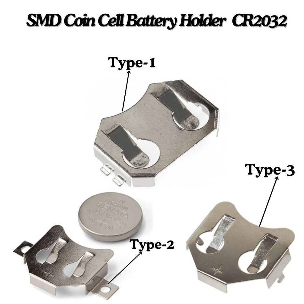 Buy SMT Button Cell Battery Socket | Makerbazar