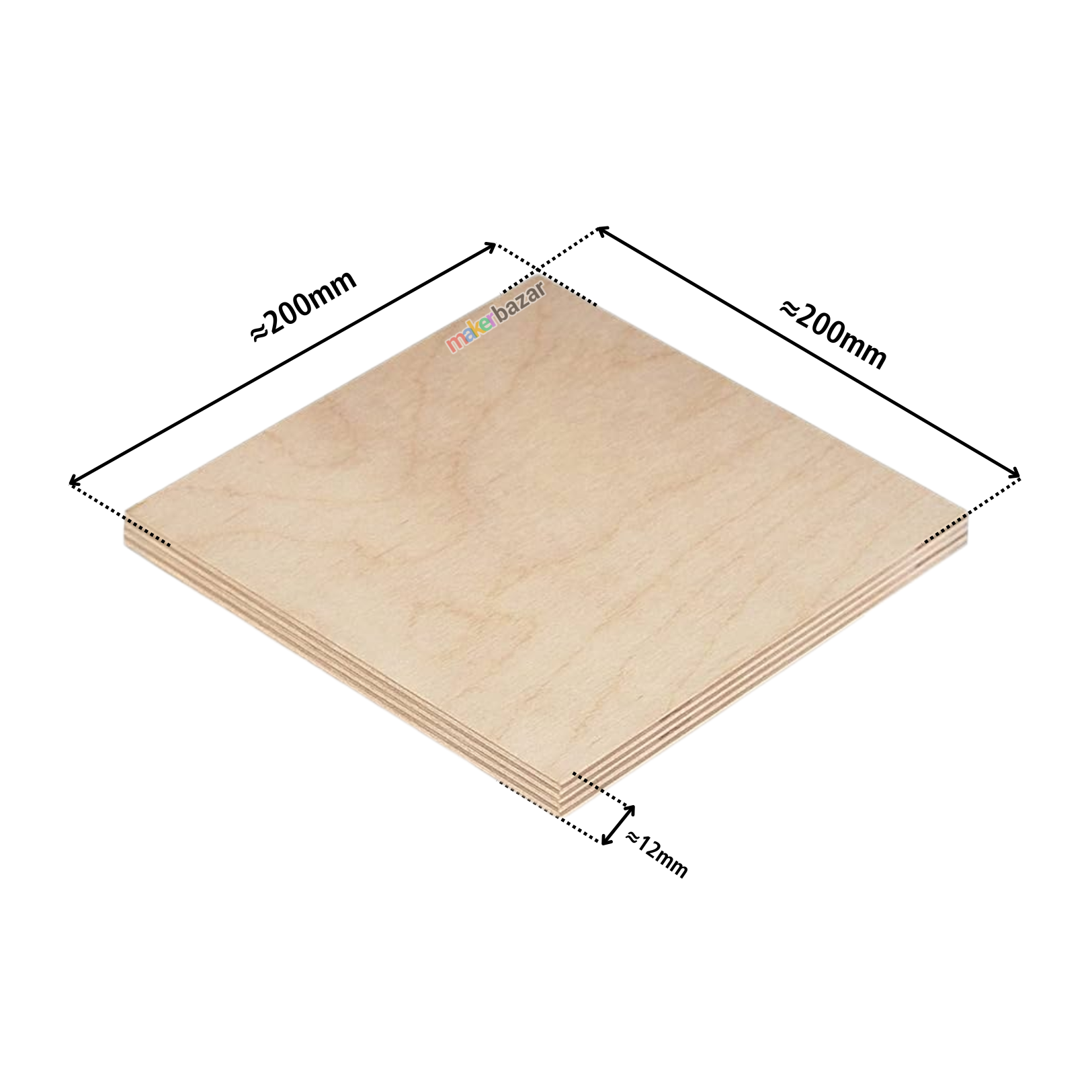 High Quality Wooden Brown Plywood Plank