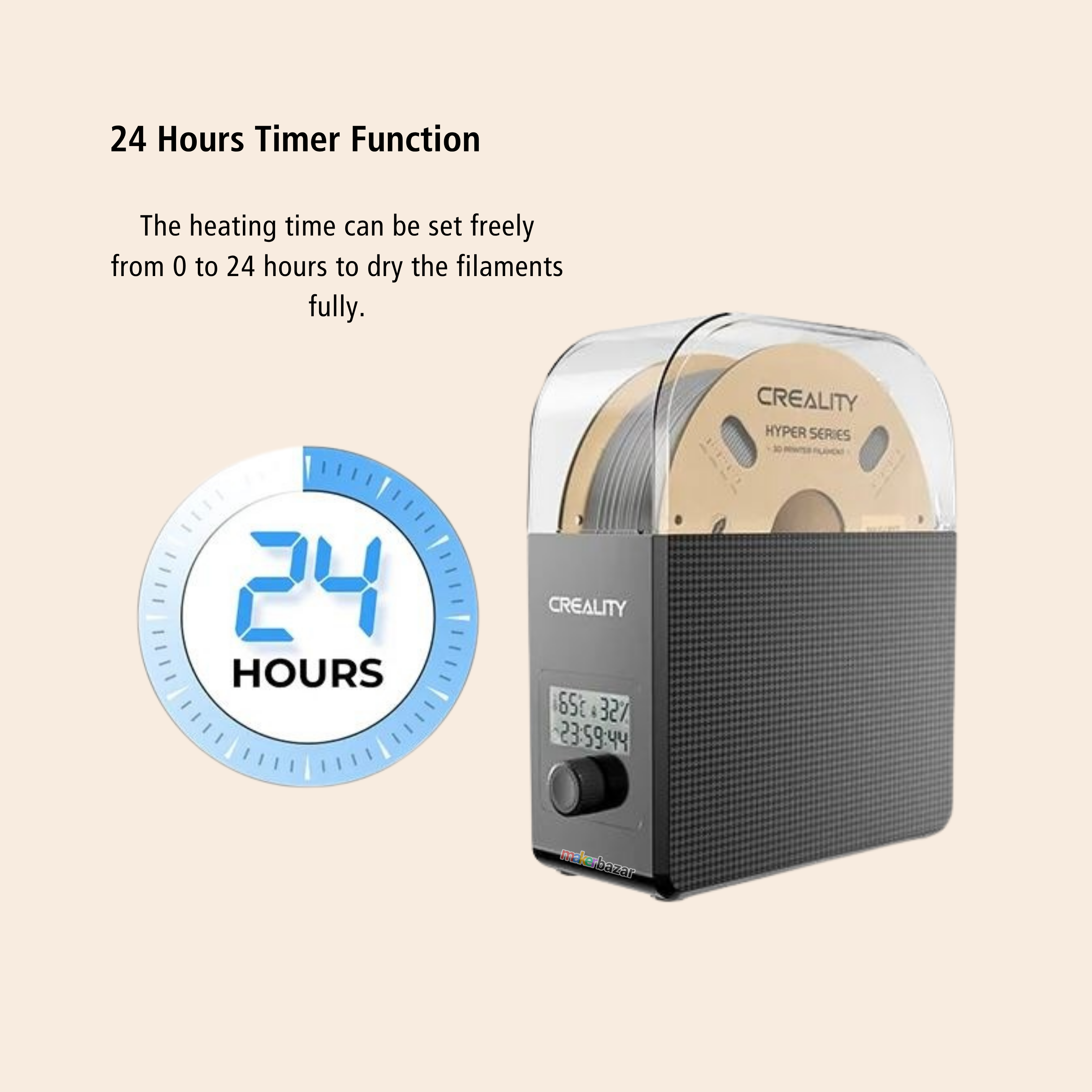 Creality Filament Dry Box 2.0 3D Printer Filament Dryer & Storage