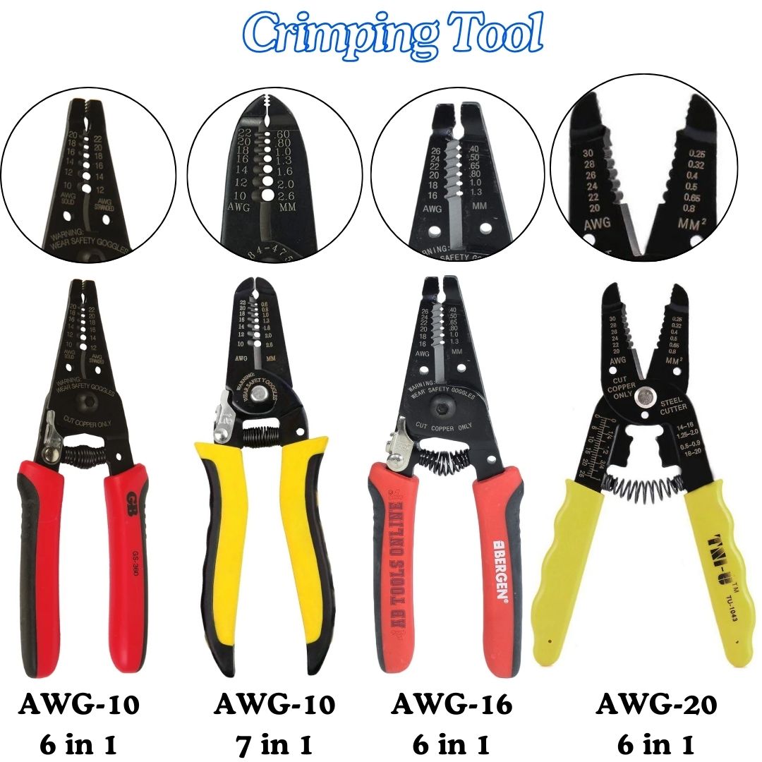 Multifunctional Wire Stripper Cable Cutter Crimping Tool