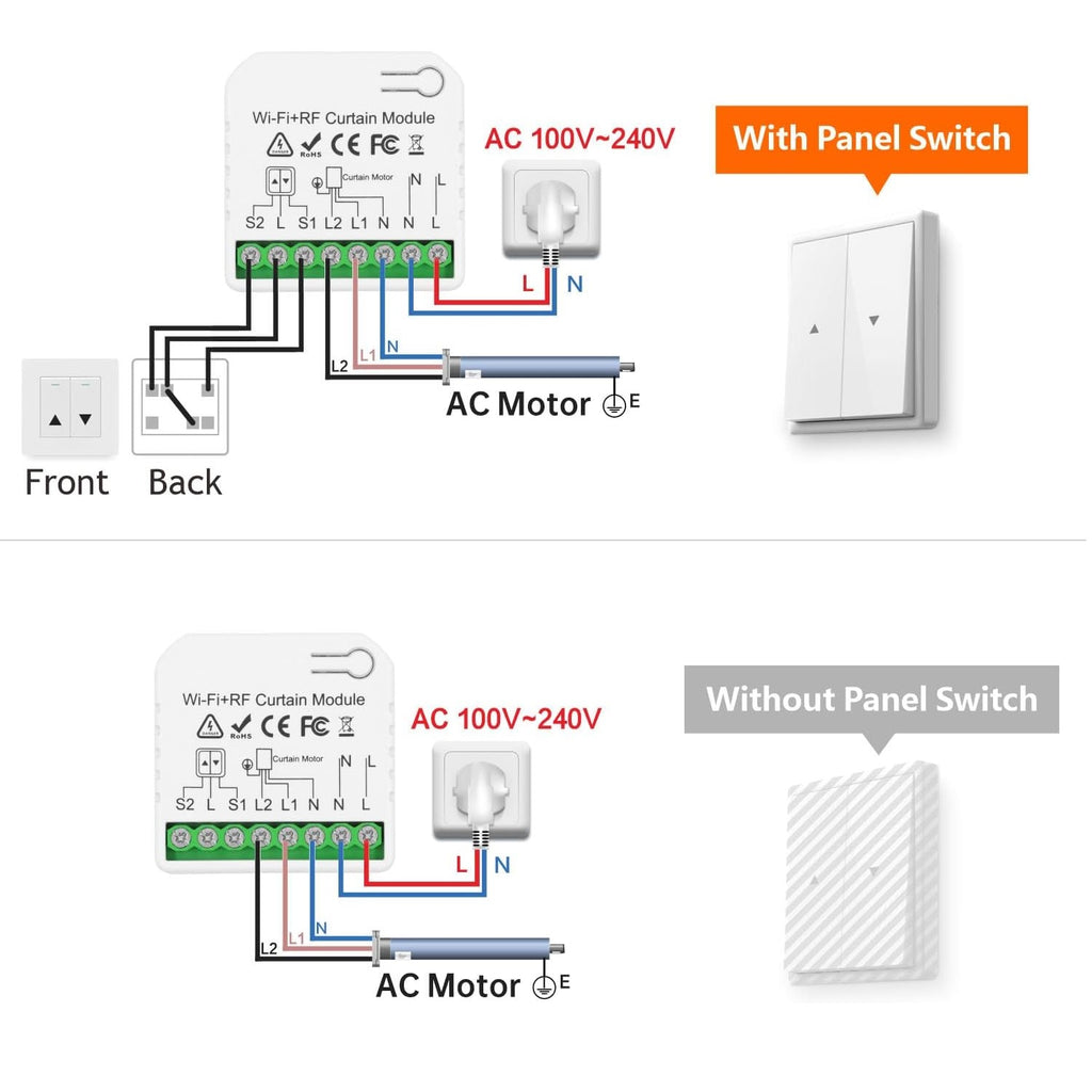Buy WiFi Electric Curtain Controller Module – Voice & Remote Operated