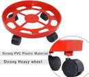 [Type 2] Gas Cylinder Plastic Trolley Stand With Caster Chair Wheels