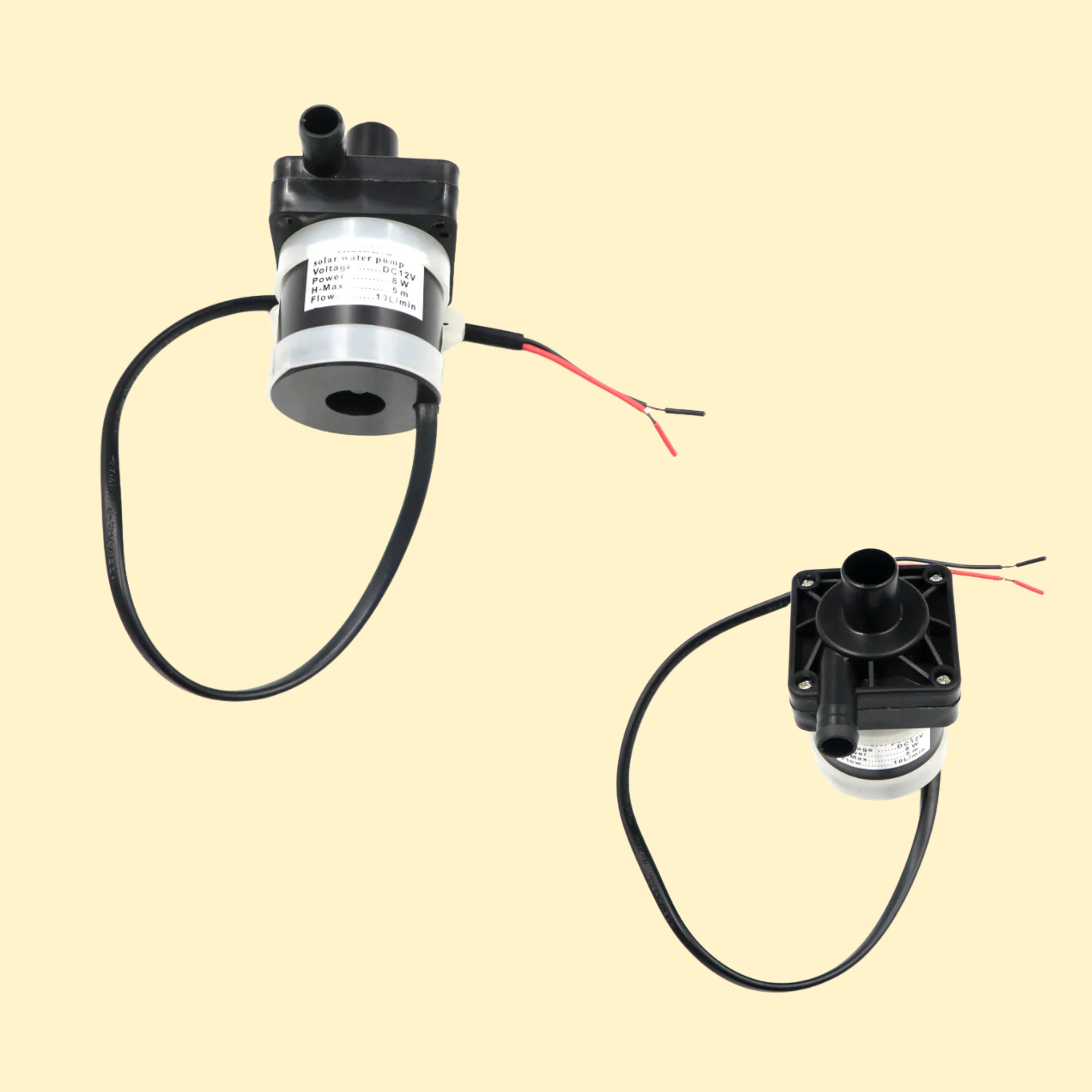DC 12V 8W Mini Solar Magnetic Water Pump