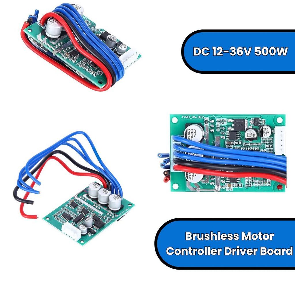 DC 12-36V 20A 500W Brushless Motor PWM Balanced Controller Hall Driver DC 12-36V 20A 500W Brushless Motor PWM Balanced Controller Hall Driver
