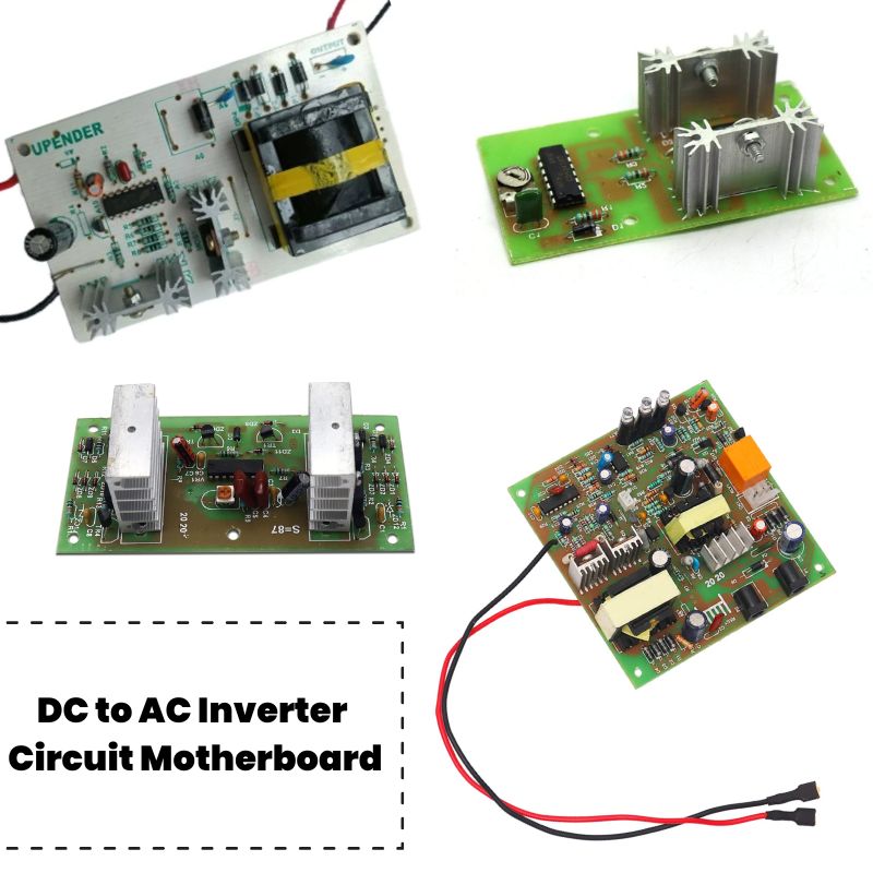 DC to AC Inverter Circuit Motherboard - 200W, 12V DC to 220V AC