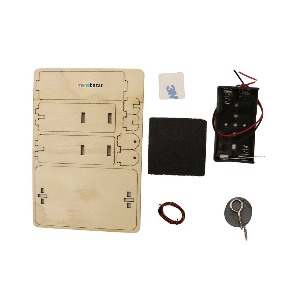 DIY Wooden Electromagnetic Motor Science Experiment Kit