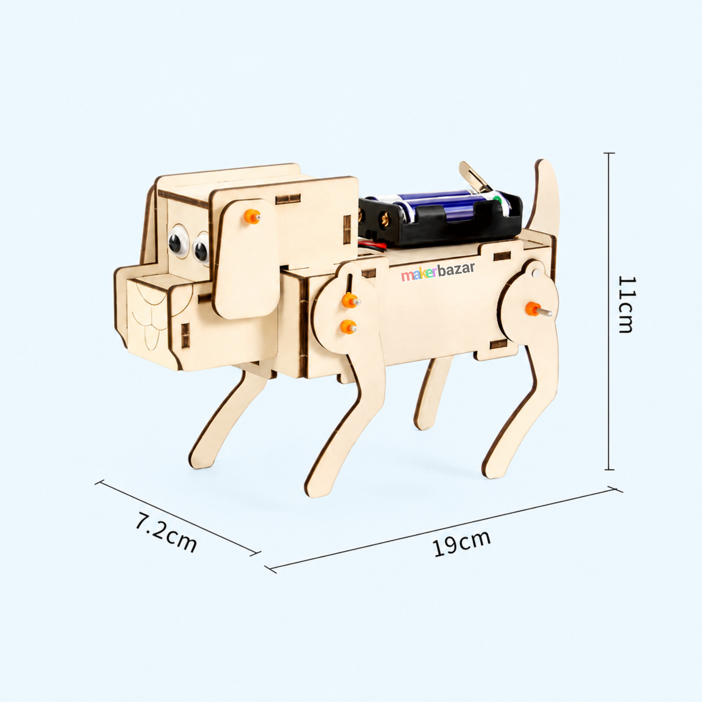 DIY Voice-Controlled Mechanical Puppy STEM Educational Toy Kit