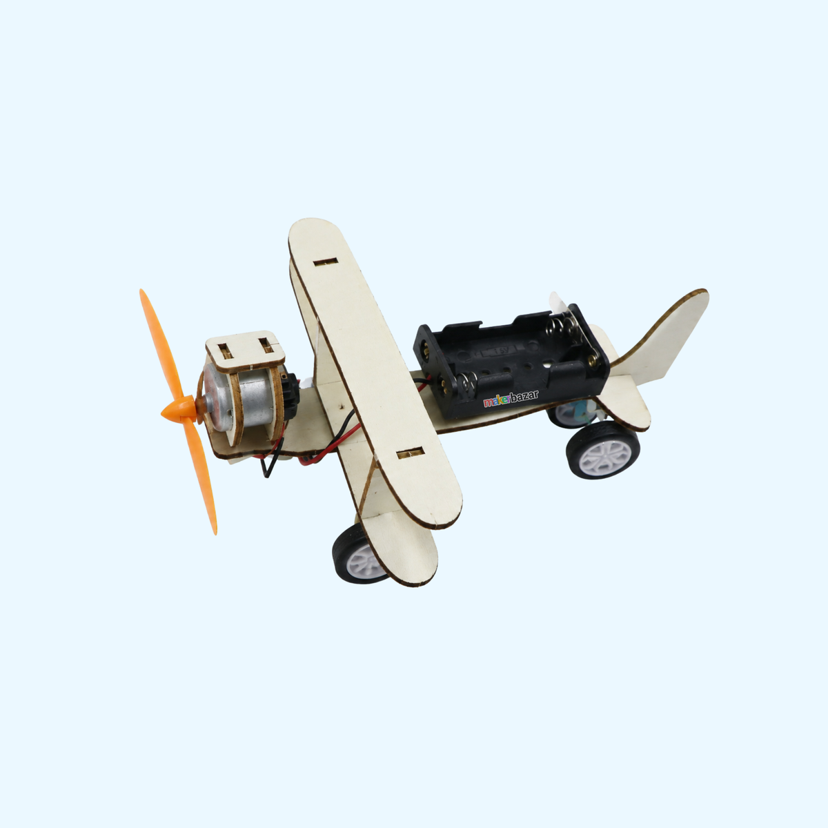 DIY Wooden Double-Wing Aero Plane Glider STEM Model Kit