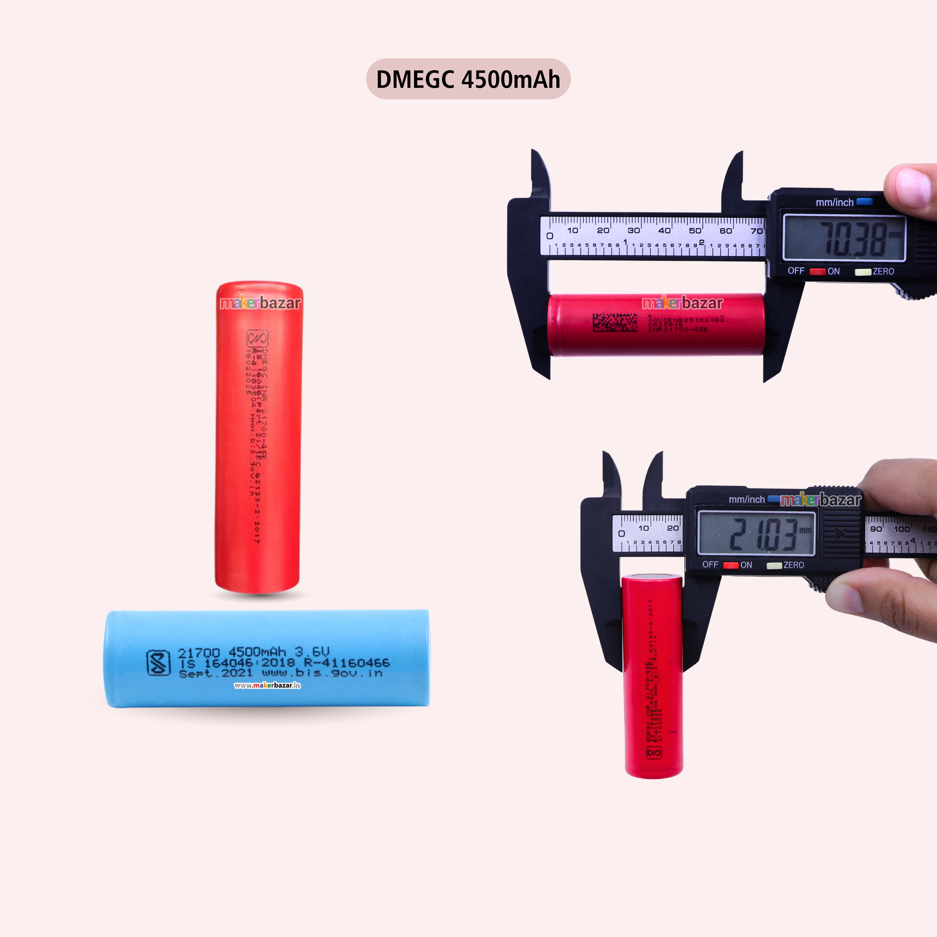 [Premium] 21700 3.6V Lithium-Ion Rechargeable Cell