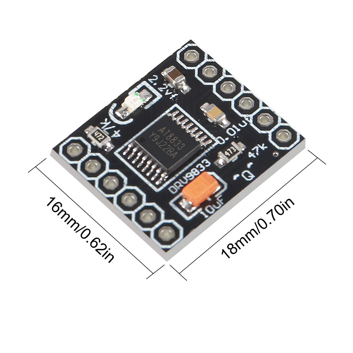 DRV8833 2-Channel 1.5A DC Motor Driver