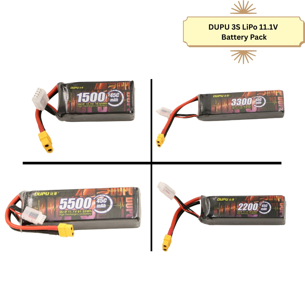 DUPU 3S 11.1V LiPo Battery Pack 45C