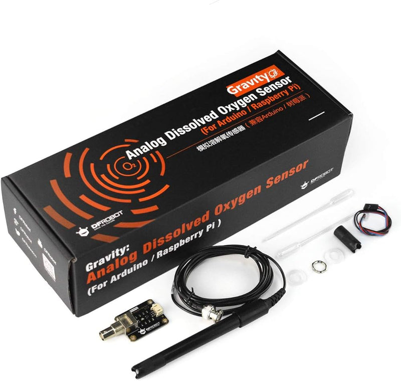 O2 Sensor Dfrobot 3d Model DFRobot: SEN0237 Gravity Lab Grade Analog Dissolved Oxygen Sensor / Me