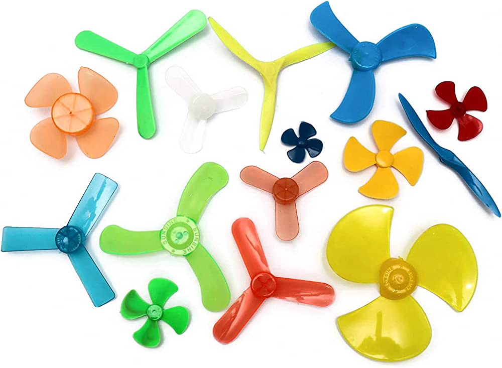 Fun Propeller Four Blade Mini Propeller Toy Fan for 1.8mm Shaft
