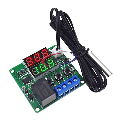 XH-W 12-Volt Digital Temperature Controller Module W/ Display and NTC Temp Sensor XH-W1219