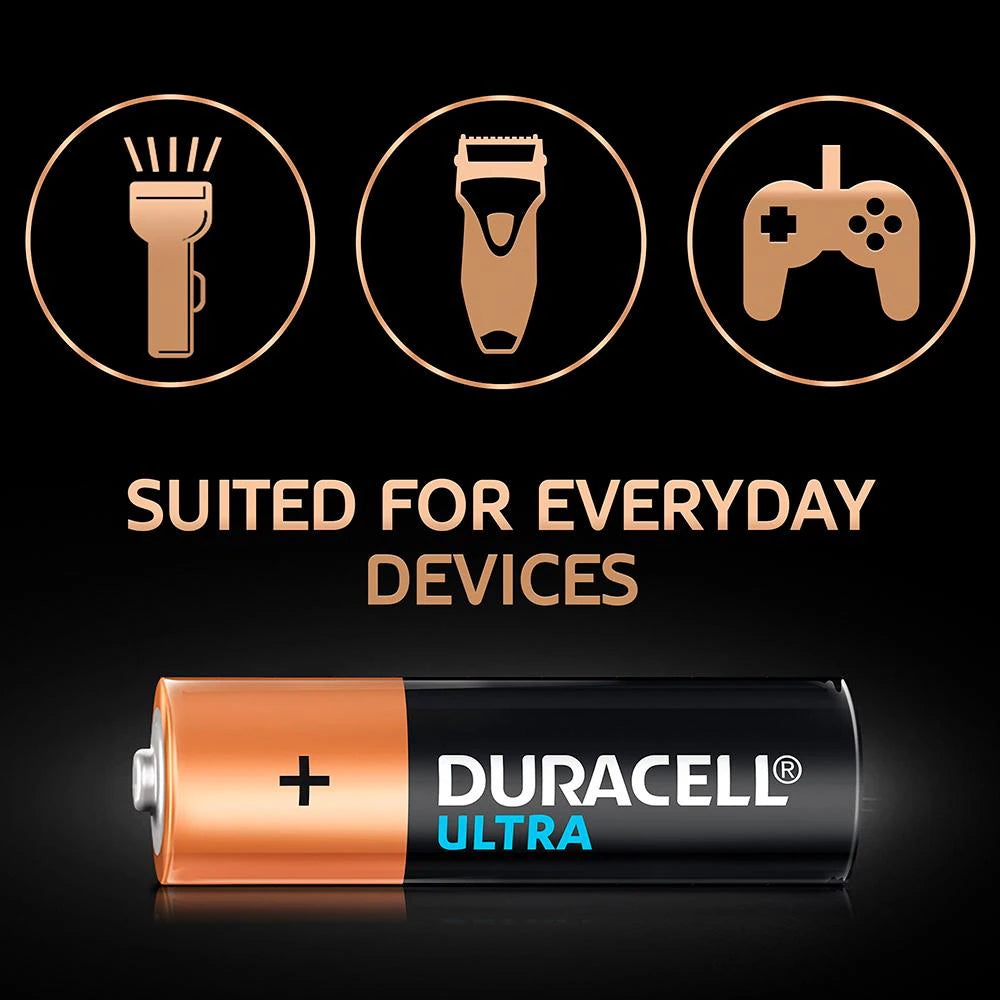 Duracell: Ultra Alkaline AA Non-Rechargeable Battery Cell 1.5V