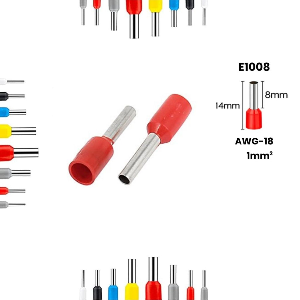 Copper Ferrule Insulated Cord End Terminals - Crimp Connectors