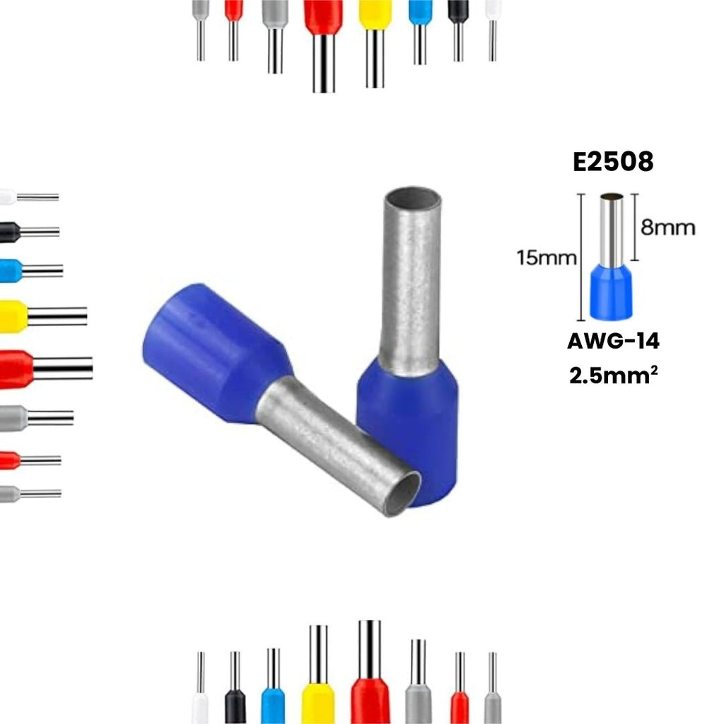 Copper Ferrule Insulated Cord End Terminals - Crimp Connectors