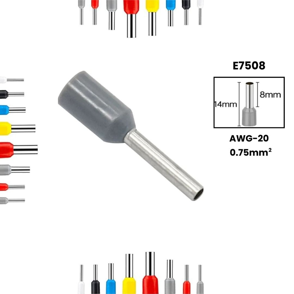 Copper Ferrule Insulated Cord End Terminals - Crimp Connectors