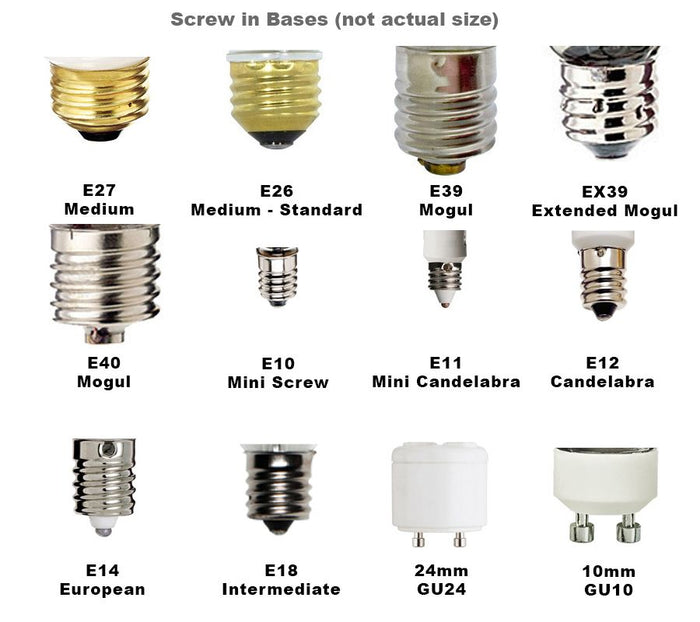 DC E10 Light Bulb (Mini Screw Base)