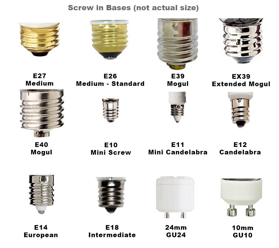 DC E10 Light Bulb (Mini Screw Base)