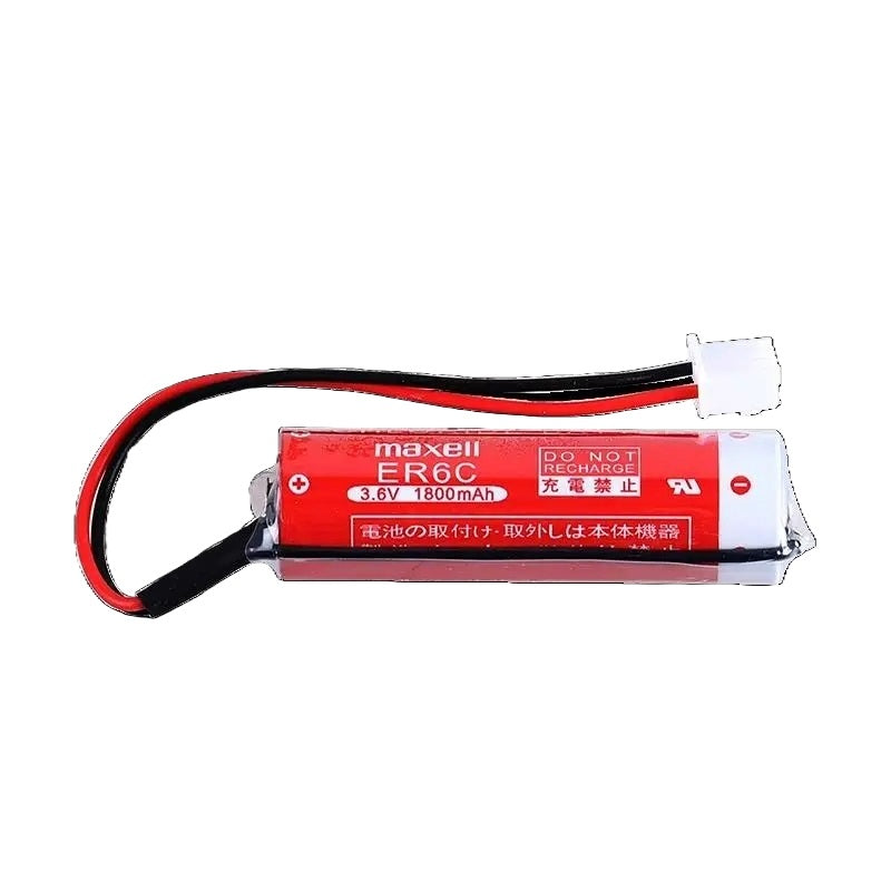 Maxell: ER6C Size-AA 3.6V 1800/2000mAh PLC Cell Non-Rechargeable Battery for FX F2-40BL with Plug