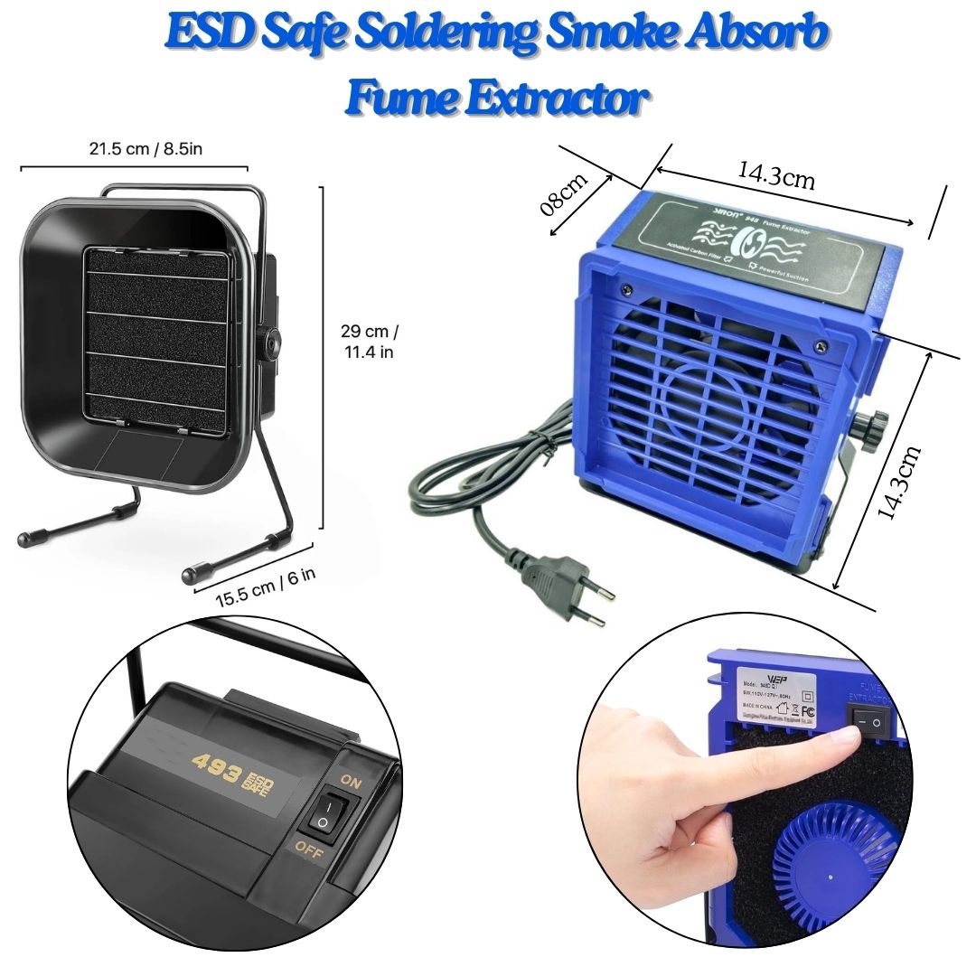 ESD Safe Soldering Smoke Absorber Fume Extractor