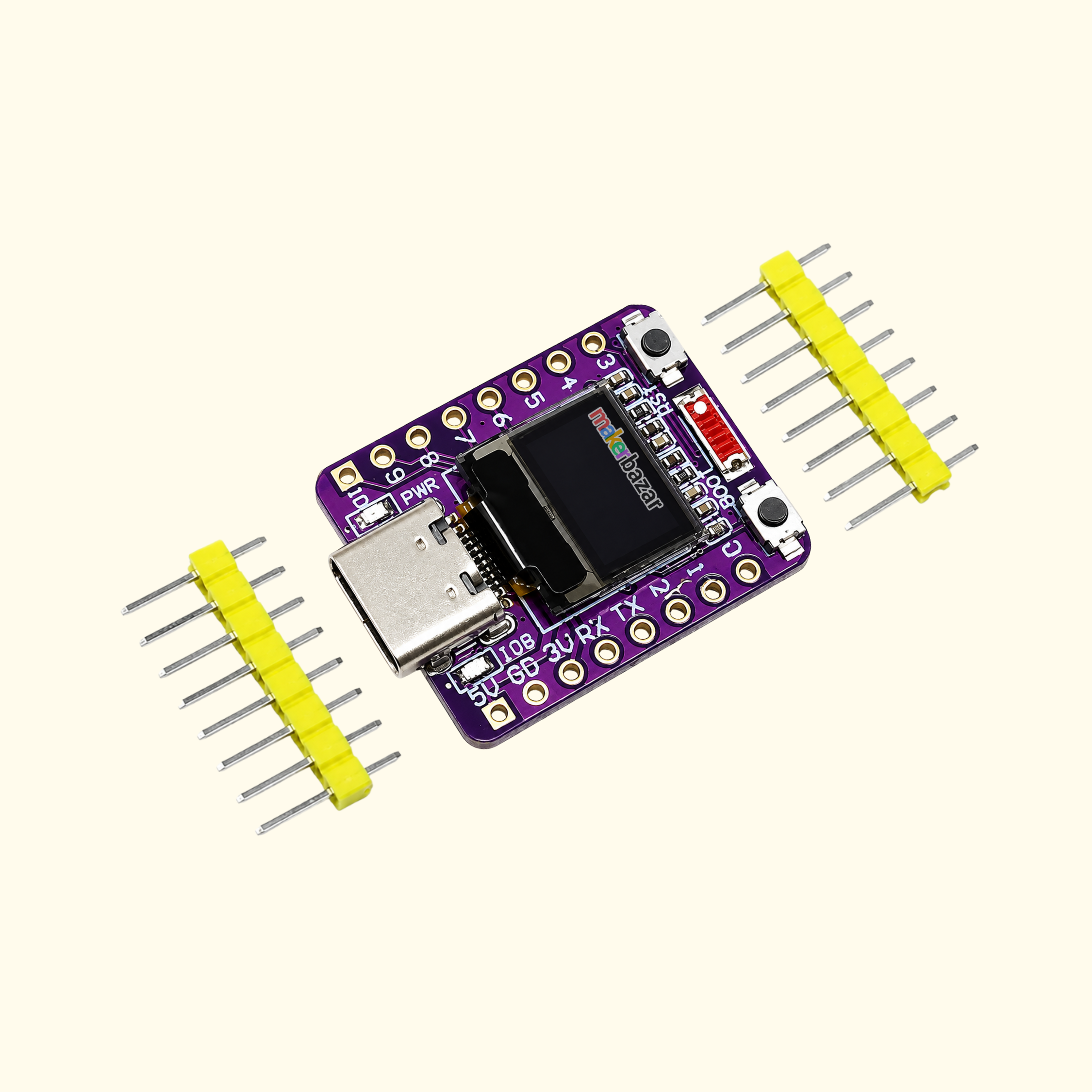 ESP32-C3 OLED Development Board with OLED Display