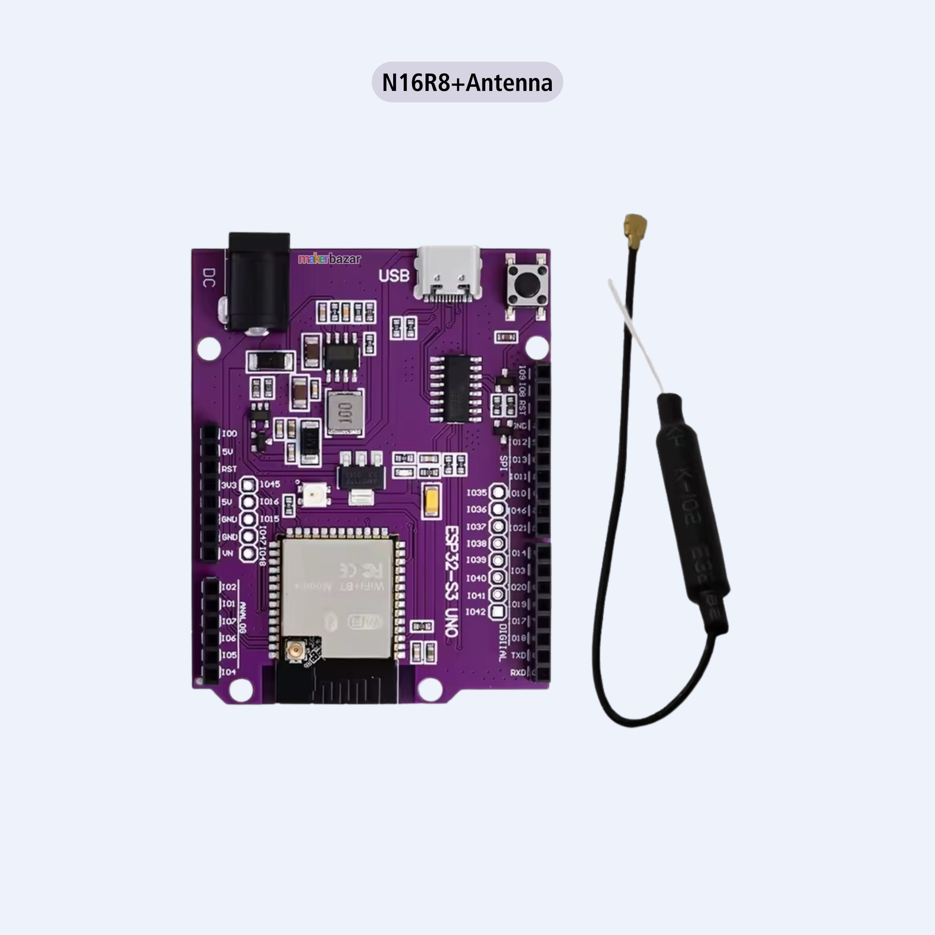 ESP32-S3 UNO Development Board WiFi Bluetooth (N8R2 / N16R8