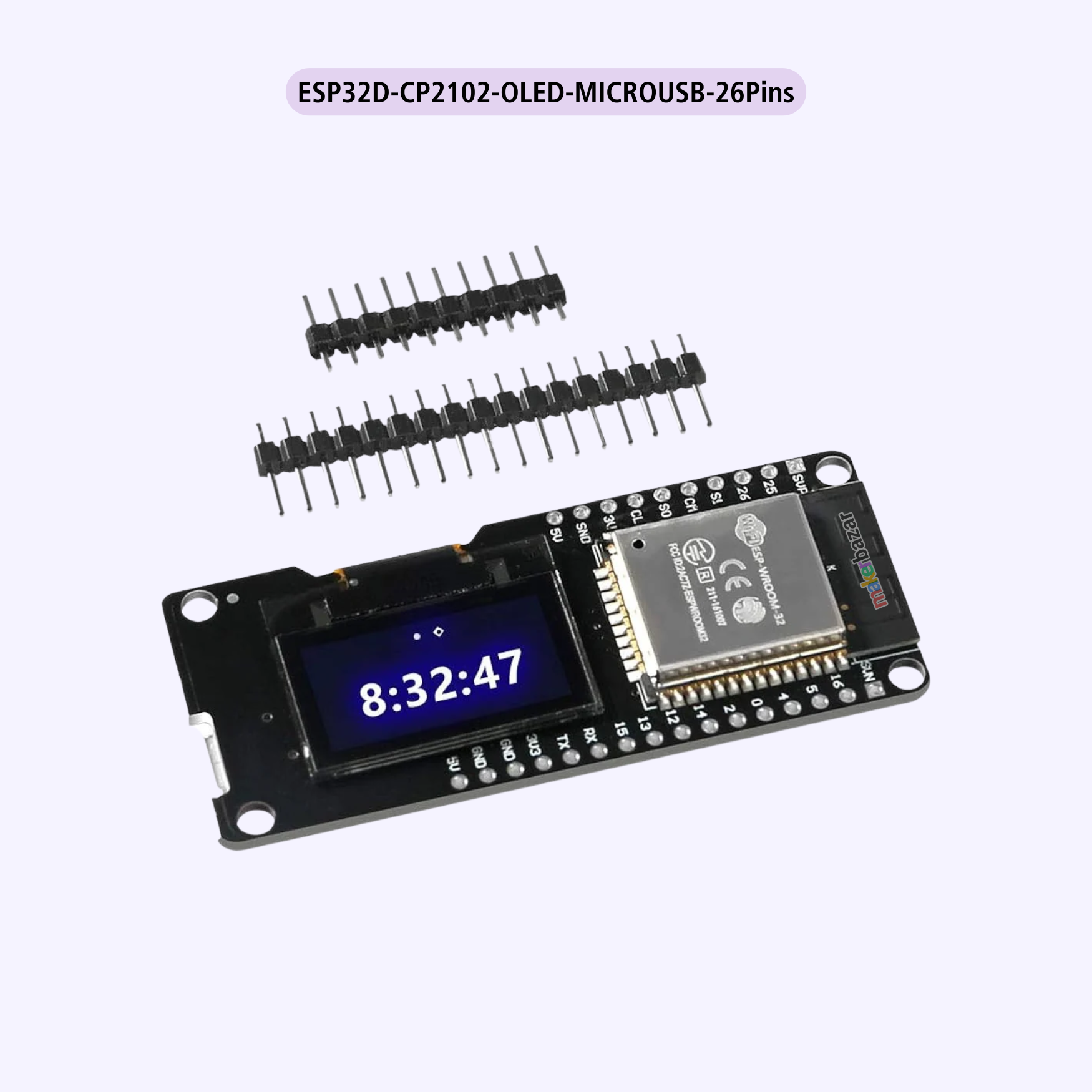 ESP32 WROOM WiFi BLE Bluetooth IOT Node MCU Board
