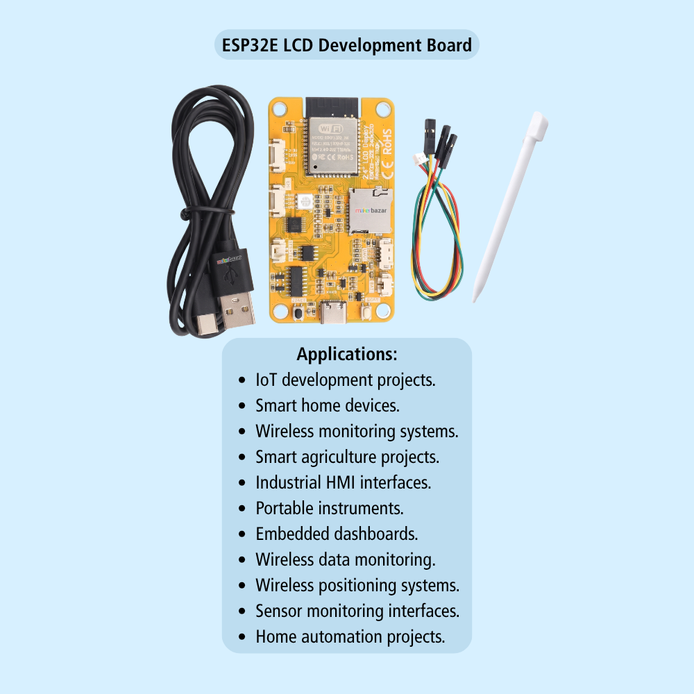 ESP32E 2.4Inch TFT LCD Development Board