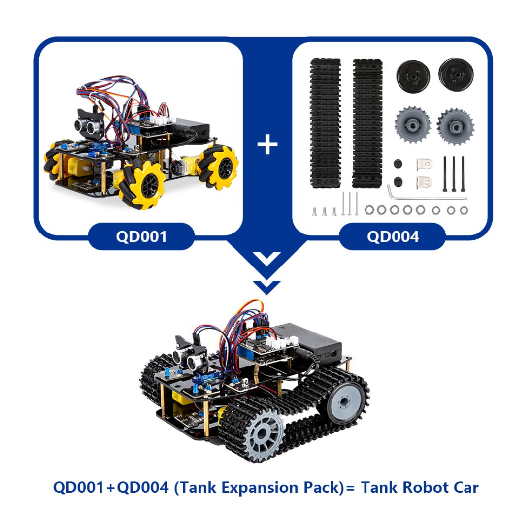 Buy Arduino Compatible Smart Tank Robot Car Kit | Makerbazar