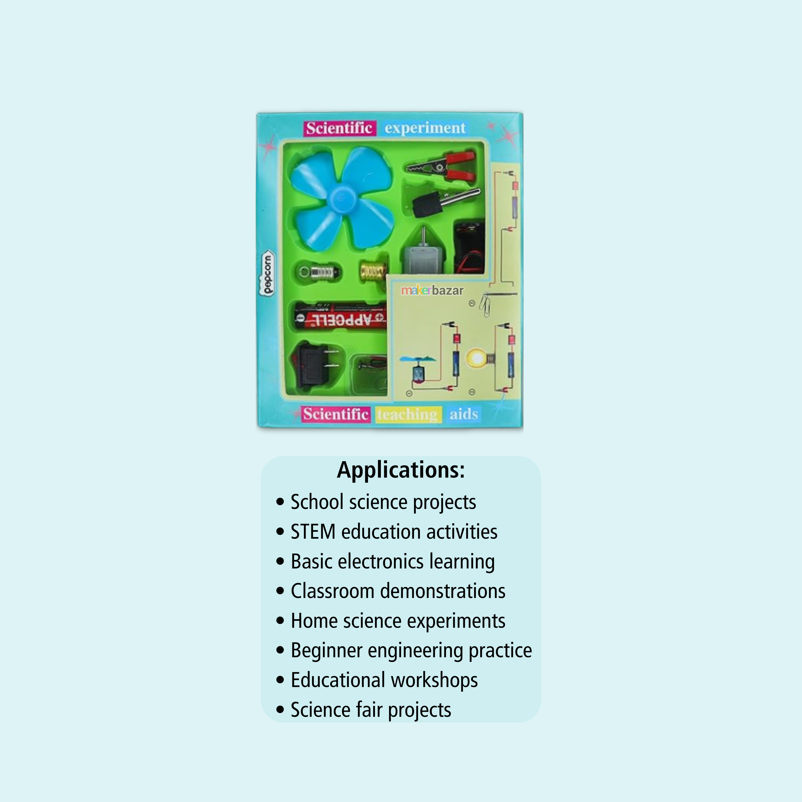STEM Science Experiment Kit KX-2023 Basic Electricity Experiments