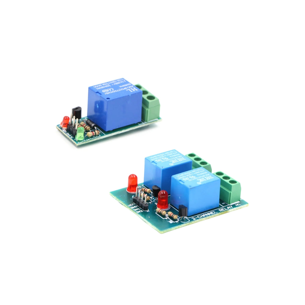 Made in India Relay Modules – 1-Channel & 2-Channel (5V/12V)