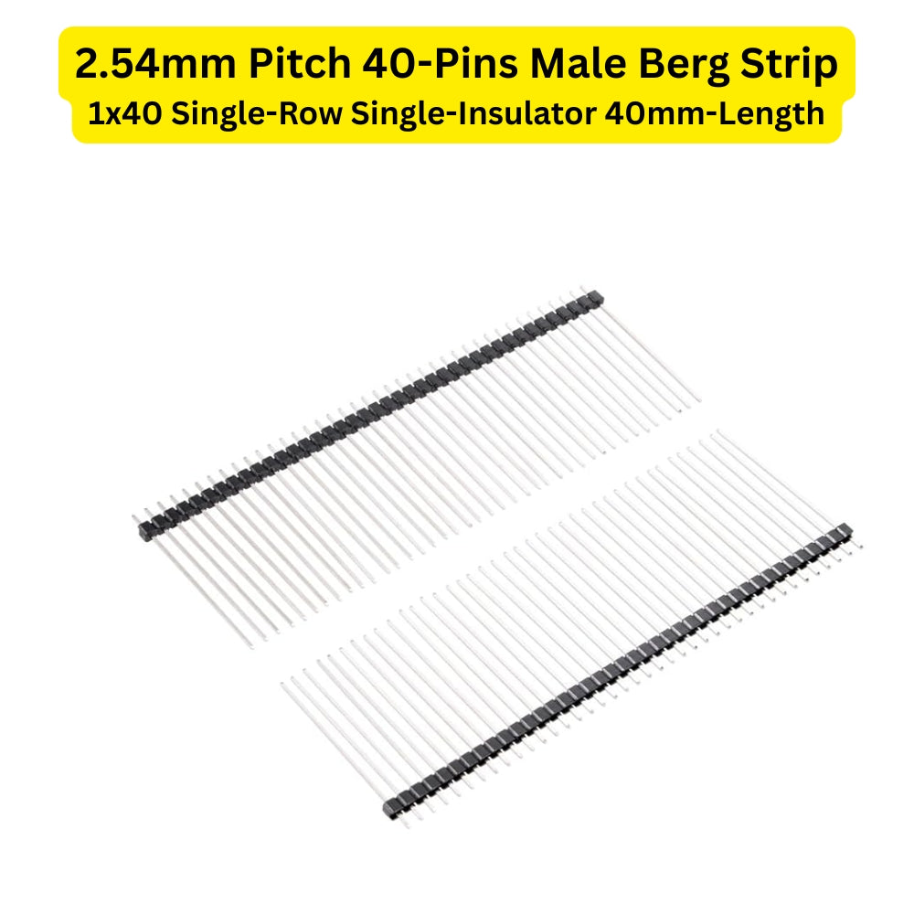 2.54mm 40-Pins Male Berg Strip Connector