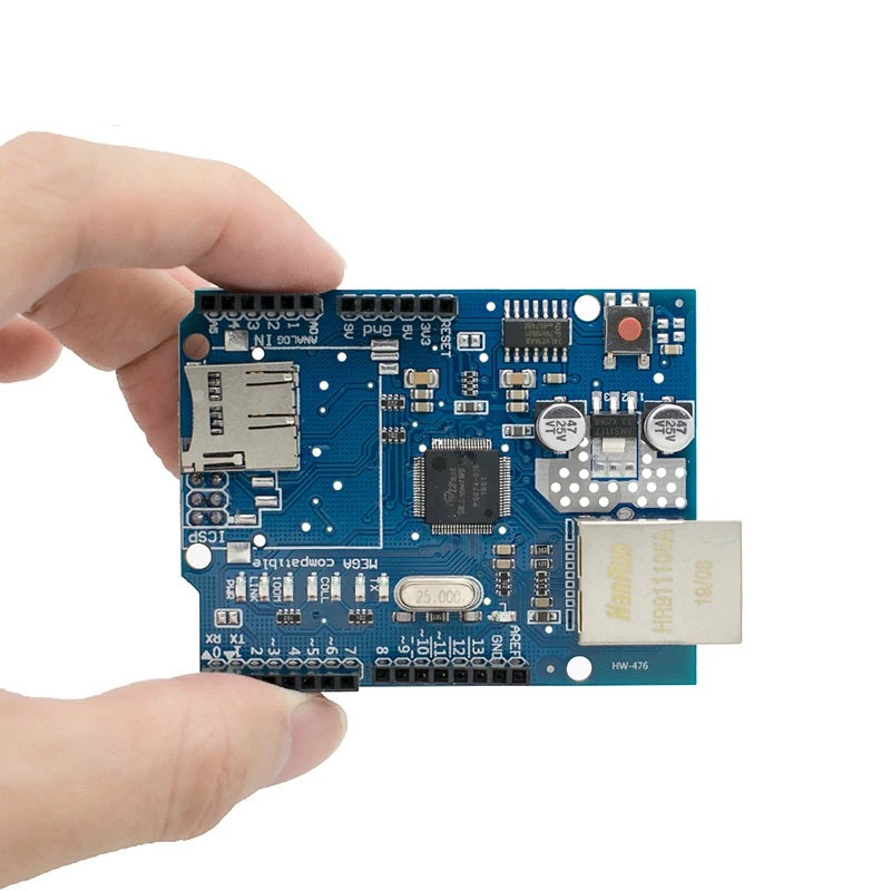 Ethernet W5100 Shield Network Expansion Board with Micro SD Card Slot