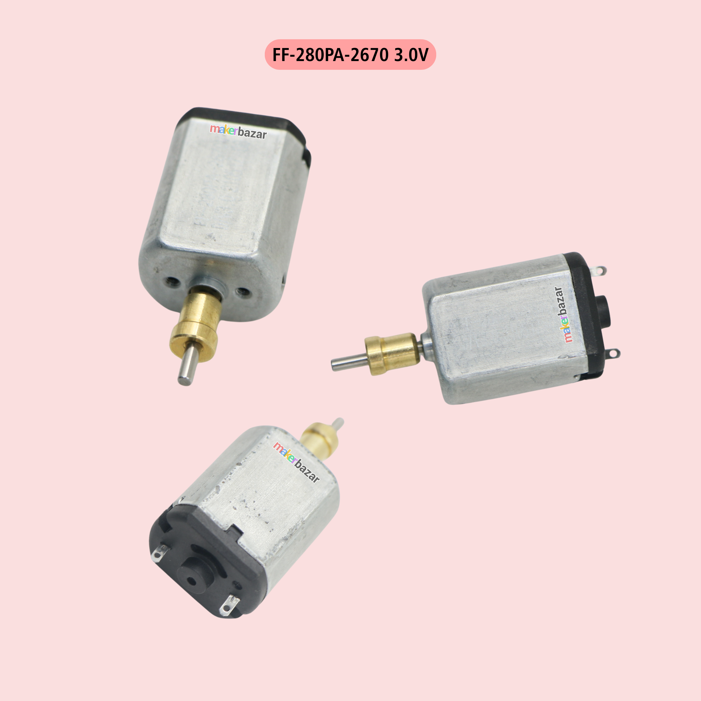 FE-280PC Hair Clipper/Trimmer/Shaver DC Motor ~52x24x18mm