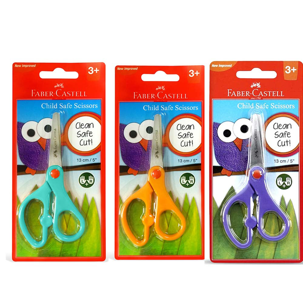 Faber Castell 13cm/5in Art & Craft Scissors For Child Safety