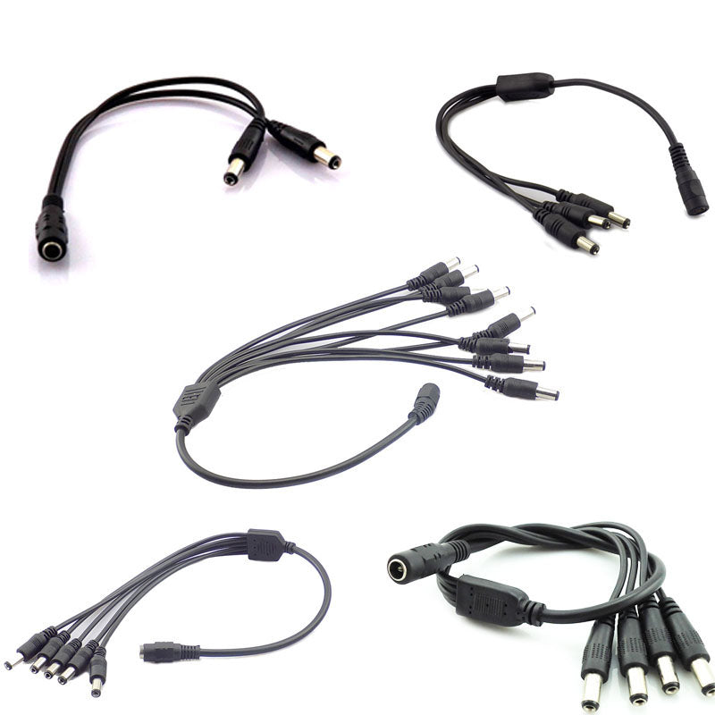 5.5x2.1mm DC Plug Female to Male Wire