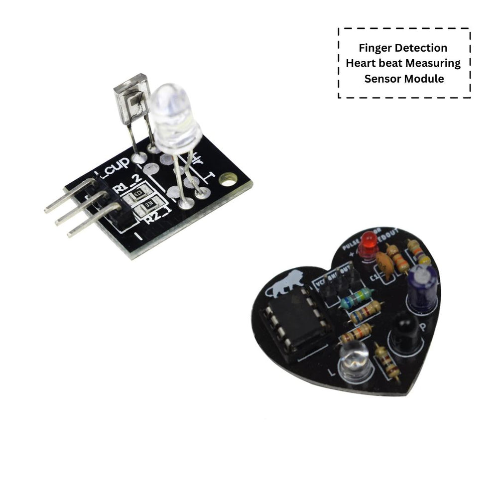 Heart Heart Sensor Module Enhance Health Monitoring with Finger Detection Heartbeat Sensor Modules