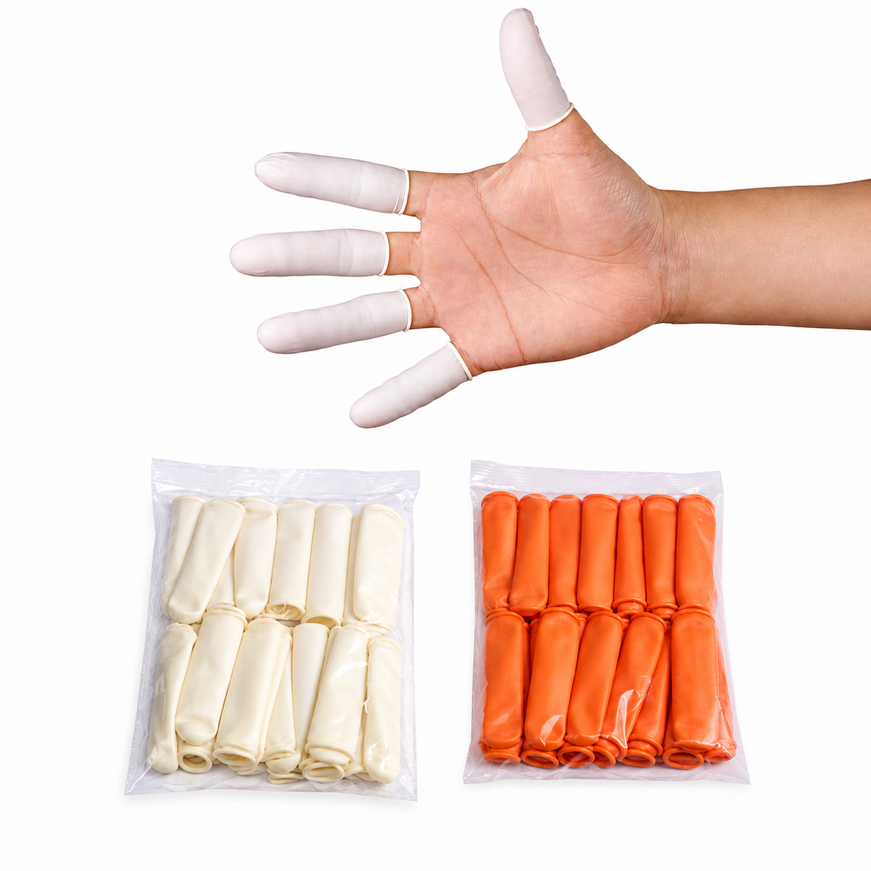 Finger Gloves Protective Latex Cots