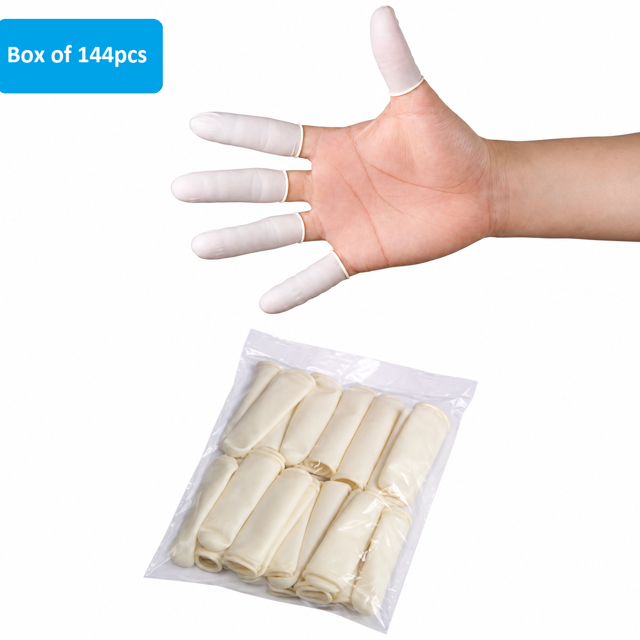 Finger Gloves Protective Latex Cots