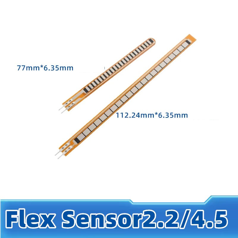 Flex Sensor Bend Sensor for Hand Gesture Recognition