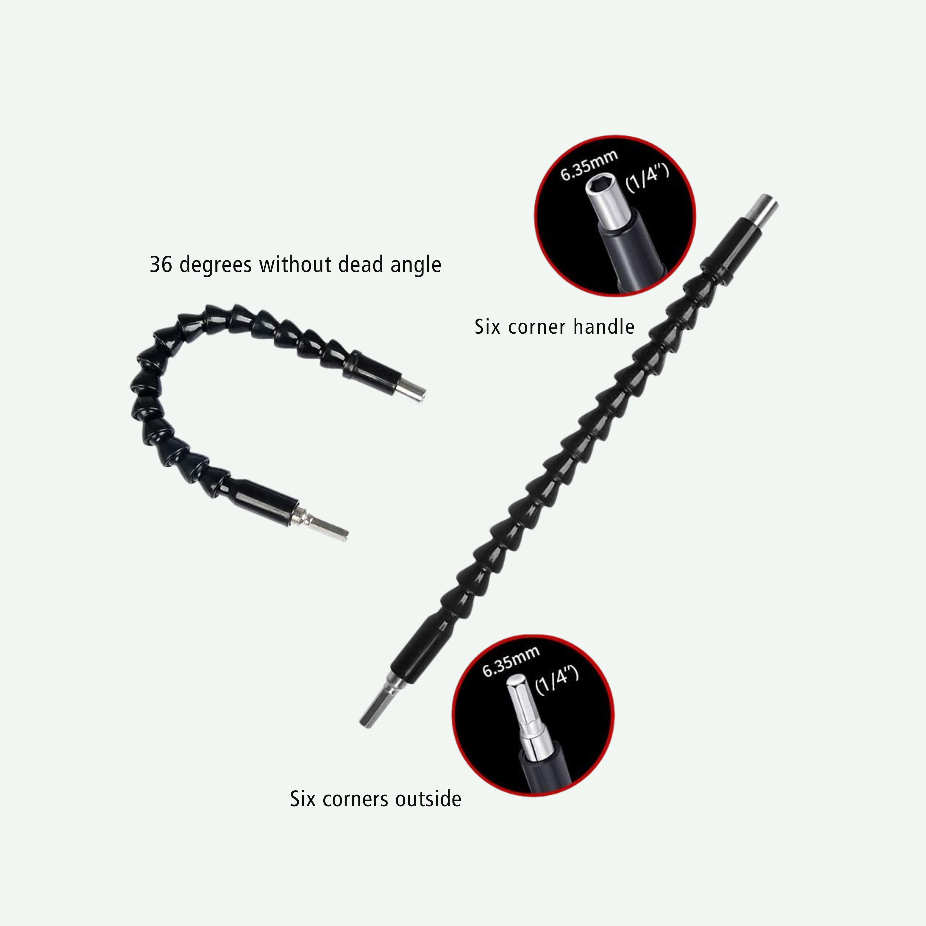 Flexible Drill machine and Electric ScrewDriverExtension Shaft