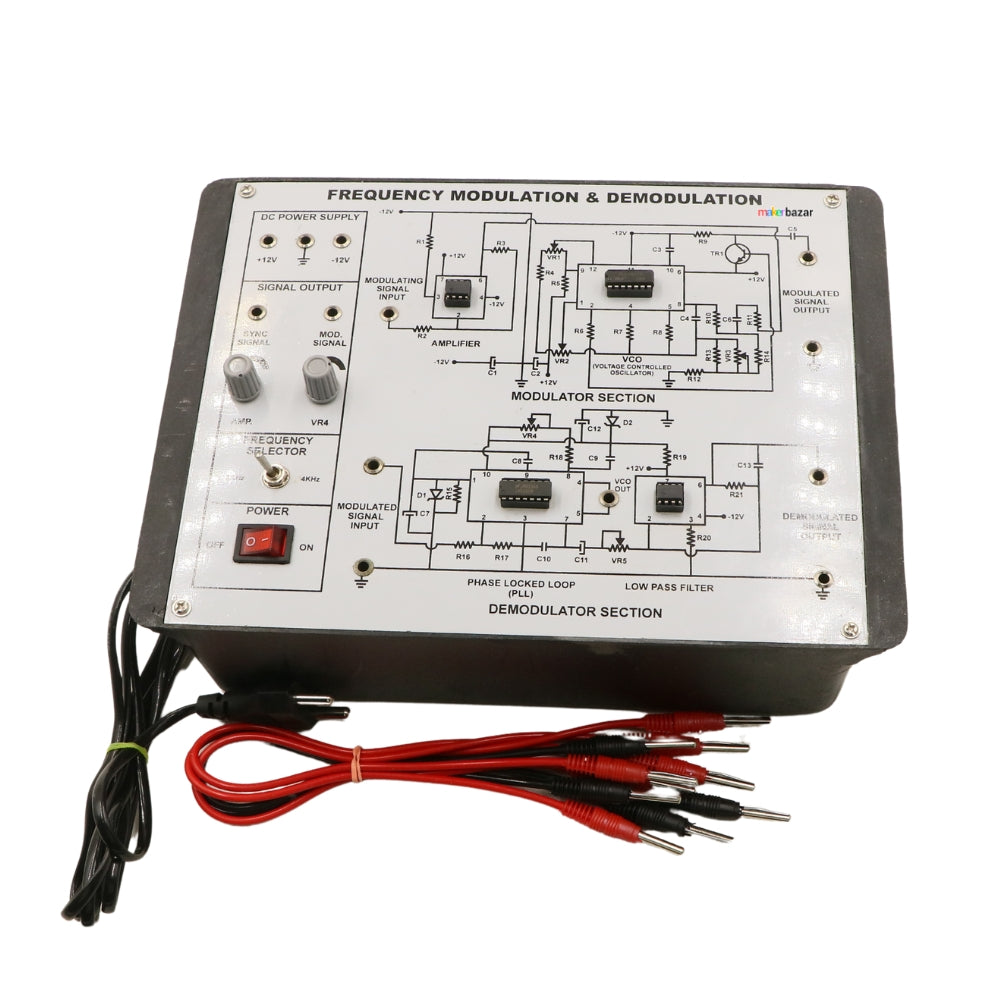 Frequency Modulation and Demodulation Trainer Kit